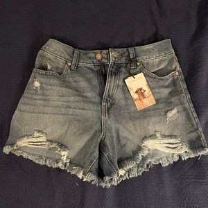 Distressed Denim Shorts - Sincerely Jules